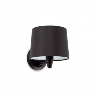 FARO 64307-03 | Conga Faro fali lámpa 1x E27 fekete, fekete