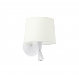FARO 64308-01 | Conga Faro fali lámpa 1x E27 matt fehér, fehér
