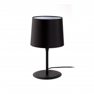 FARO 64311-06 | Conga Faro asztali lámpa 48,5cm 1x E27 matt fekete, fekete