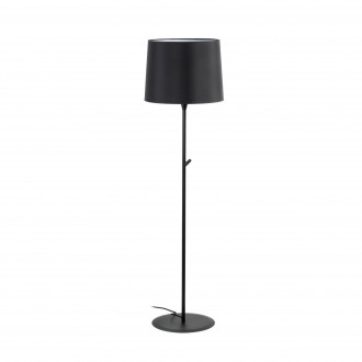 FARO 64313-09 | Conga Faro álló lámpa 153cm 1x E27 matt fekete, fekete