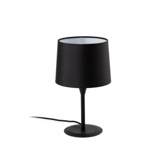 FARO 64317-03 | Conga Faro asztali lámpa 36cm 1x E27 fekete, fekete