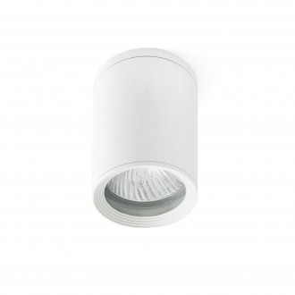 FARO 70821 | Tasa Faro mennyezeti lámpa 1x E27 IP44 matt fehér, áttetsző