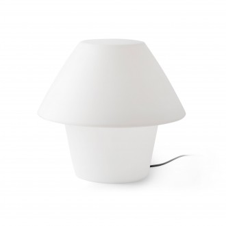 FARO 74423 | Versus-E Faro asztali lámpa 48cm 1x E27 IP44 matt fehér, matt fehér