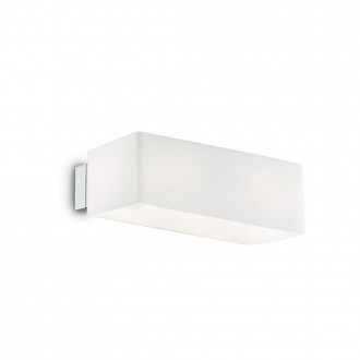 IDEAL LUX 009537 | Box-IL Ideal Lux fali lámpa - BOX AP2 BIANCO - 2x G9 600lm 3000K fehér, savmart