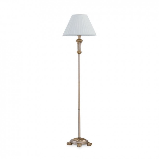 IDEAL LUX 020877 | Firenze-IL Ideal Lux álló lámpa - FIRENZE PT1 ORO ANTICO - 165cm kapcsoló 1x E27 arany, antik