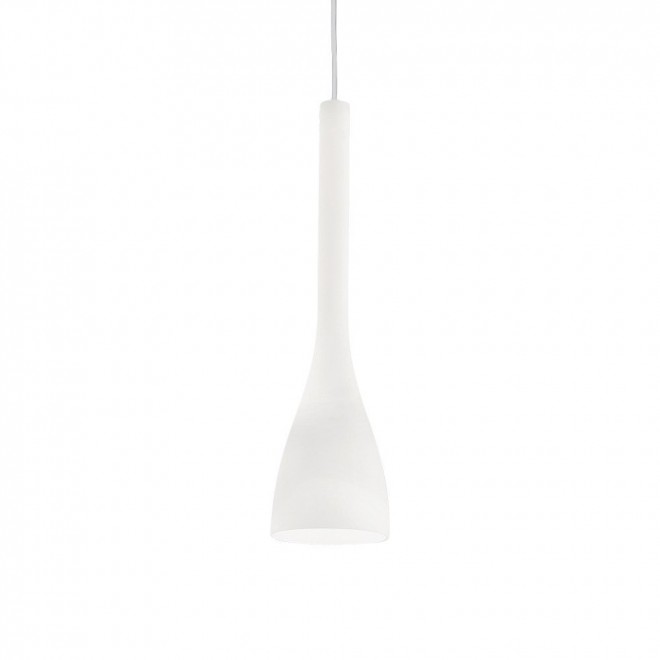 IDEAL LUX 035697 | Flut Ideal Lux függeszték lámpa - FLUT SP1 SMALL BIANCO - 1x E14 fehér
