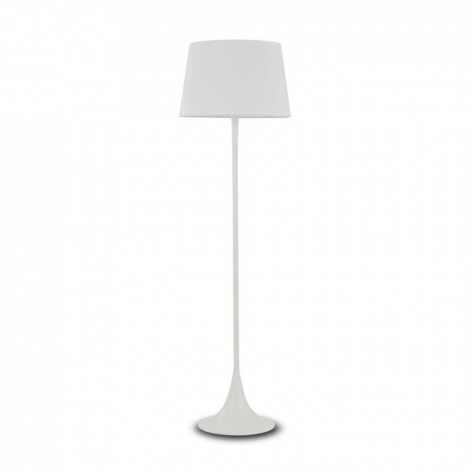 IDEAL LUX 110233 | London-IL Ideal Lux álló lámpa - LONDON PT1 BIANCO - 174cm kapcsoló 1x E27 fehér