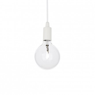 IDEAL LUX 113302 | Edison-IL Ideal Lux függeszték lámpa - EDISON SP1 BIANCO - 1x E27 860lm 3000K fehér