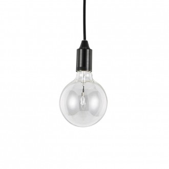 IDEAL LUX 113319 | Edison-IL Ideal Lux függeszték lámpa - EDISON SP1 NERO - 1x E27 860lm 3000K fekete