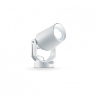IDEAL LUX 120218 | Minitommy Ideal Lux leszúrható lámpa - MINITOMMY PT BIANCO 4000K - UV álló műanyag, elforgatható alkatrészek 1x GU10 4000K IP66 UV fehér