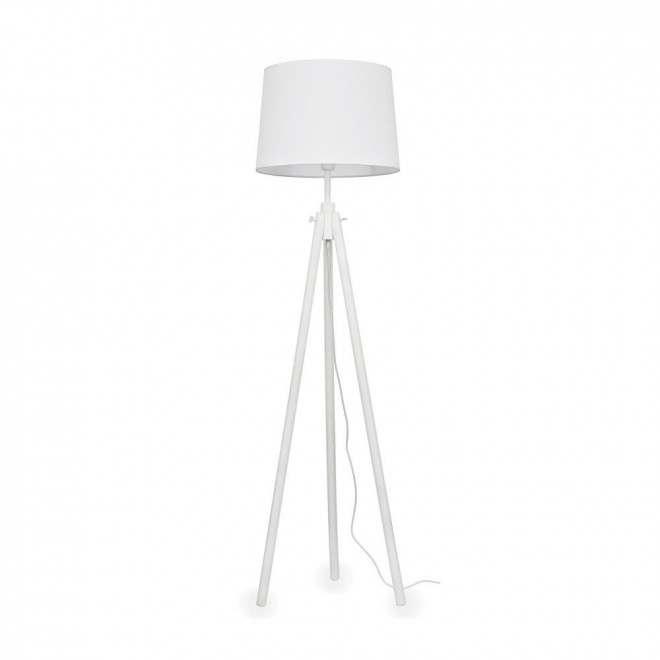 IDEAL LUX 121406 | York-IL Ideal Lux álló lámpa - YORK PT1 BIANCO - 164cm kapcsoló 1x E27 fehér