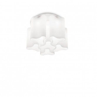 IDEAL LUX 125503 | Compo Ideal Lux mennyezeti lámpa - COMPO PL6 BIANCO - 6x E27 fehér, savmart