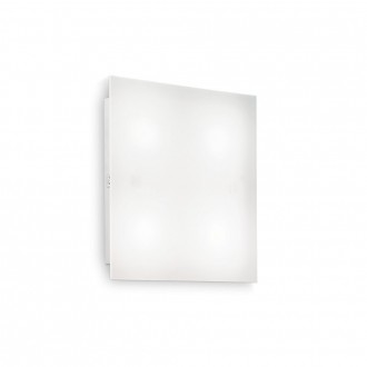 IDEAL LUX 134895 | Flat-IL Ideal Lux fali, mennyezeti lámpa - FLAT PL4 D30 - 4x GX53 3040lm 3000K fehér, savmart
