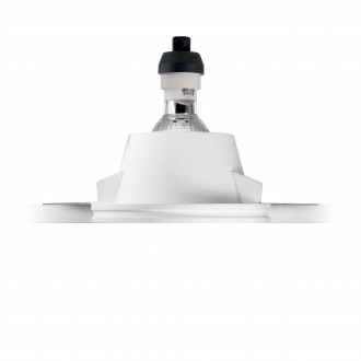 IDEAL LUX 139029 | Samba-IL Ideal Lux beépíthető lámpa - SAMBA SQUARE D70 - festhető Ø110mm 110x110mm 1x GU10 fehér