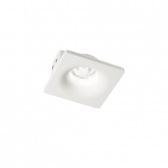 IDEAL LUX 150284 | Zephyr Ideal Lux beépíthető lámpa - ZEPHYR D12 - festhető 155x155mm 1x GU10 fehér