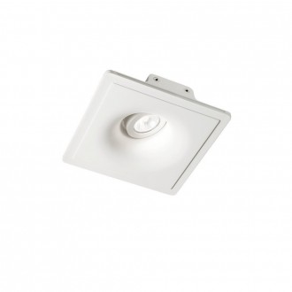 IDEAL LUX 155722 | Zephyr Ideal Lux beépíthető lámpa - ZEPHYR D20 - festhető 205x205mm 1x GU10 fehér