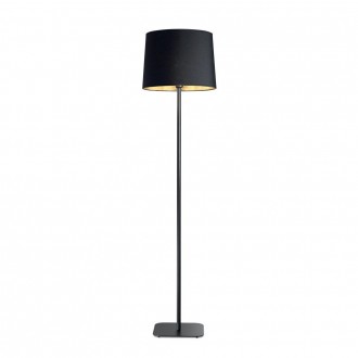 IDEAL LUX 161716 | Nordik Ideal Lux álló lámpa - NORDIK PT1 - 162cm kapcsoló 1x E27 matt fekete, arany