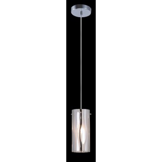 ITALUX MDM1575/1CR | Triplet Italux függeszték lámpa 1x E27 fehér, króm