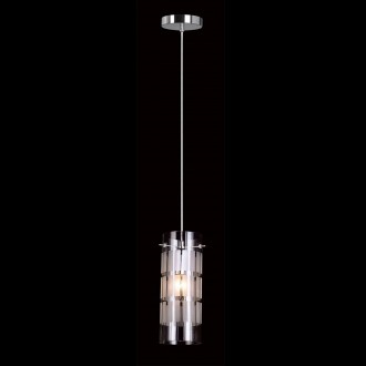 ITALUX MDM1957-1 | Max-IT Italux függeszték lámpa 1x E27 króm, átlátszó
