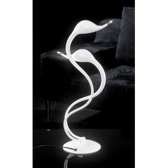 ITALUX MT8098-2A/WH | Swan-IT Italux asztali lámpa 64cm vezeték kapcsoló 2x G4 3000K fehér