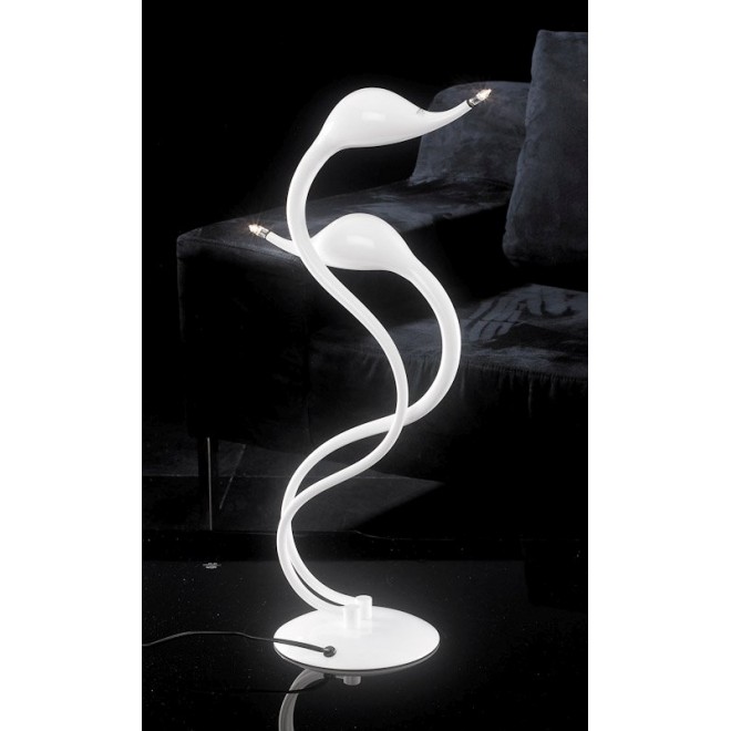 ITALUX MT8098-2A/WH | Swan-IT Italux asztali lámpa 64cm vezeték kapcsoló 2x G4 3000K fehér