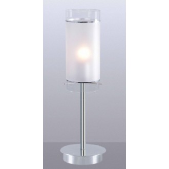 ITALUX MTM1560/1 | Vigo-IT Italux asztali lámpa 45cm vezeték kapcsoló 1x E27 fehér, króm