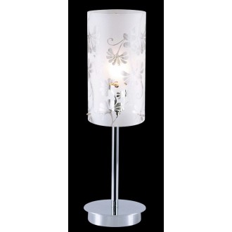 ITALUX MTM1673-1 | Sense Italux asztali lámpa 48cm vezeték kapcsoló 1x E27 fekete, króm