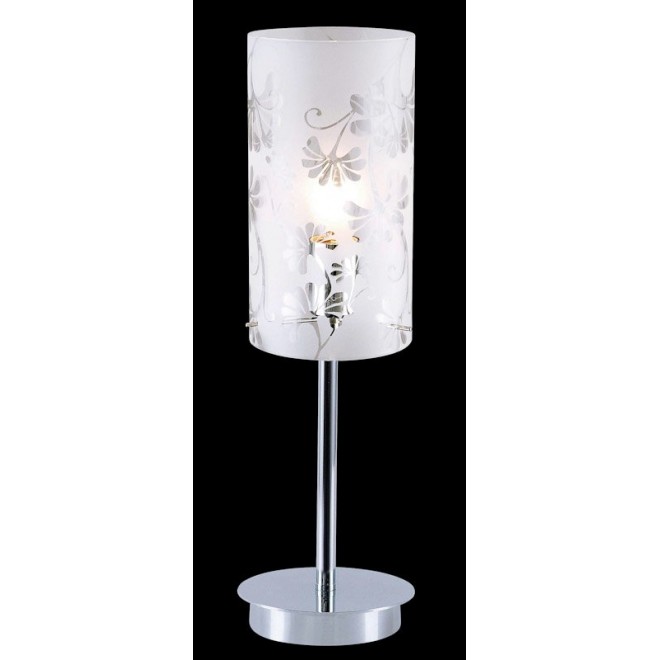 ITALUX MTM1673-1 | Sense Italux asztali lámpa 48cm vezeték kapcsoló 1x E27 fekete, króm