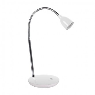 KANLUX 15058 | Lucy Kanlux asztali lámpa 41,5cm kapcsoló flexibilis 1x LED 150lm 3000K fehér