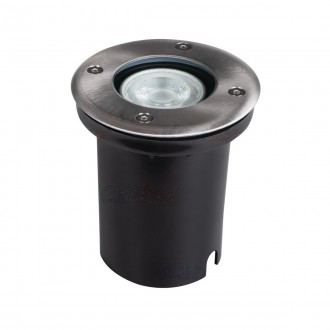 KANLUX 18194 | Moro Kanlux beépíthető lámpa kerek Ø110mm 1x GU10 IP67 IK08 nemesacél, rozsdamentes acél, átlátszó