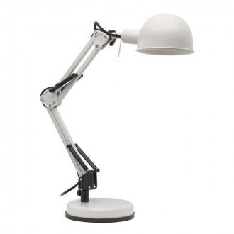 KANLUX 19300 | Pixa Kanlux asztali lámpa kapcsoló flexibilis 1x E14 fehér, fekete
