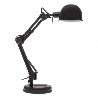 KANLUX 19301 | Pixa Kanlux asztali lámpa kapcsoló flexibilis 1x E14 fekete, fehér