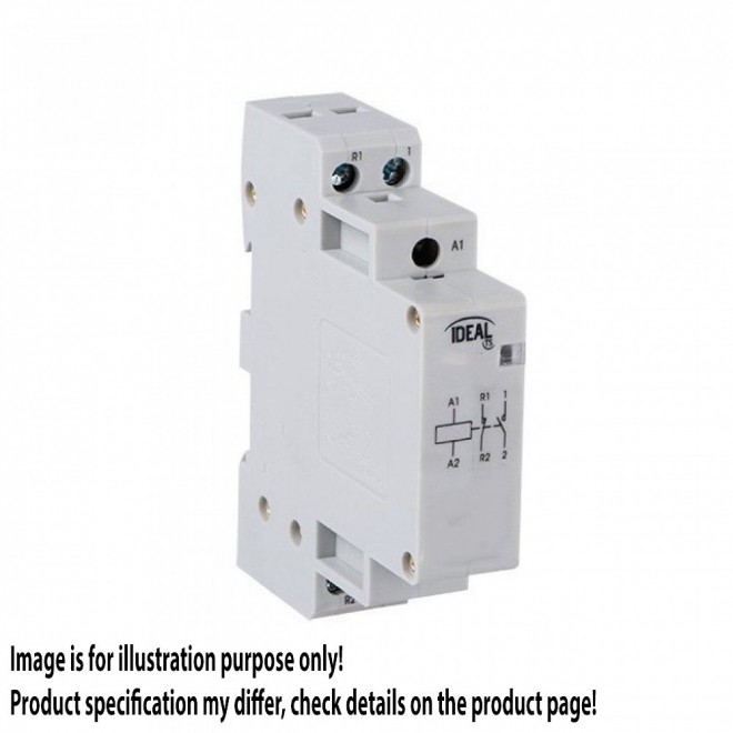 KANLUX 23240 | Kanlux kapcsoló relé DIN35 modul - 1, 20A/7A - 20 világosszürke