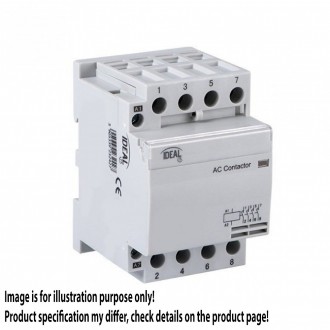 KANLUX 23242 | Kanlux kapcsoló relé DIN35 modul - 3, 63A/25A - 40 világosszürke