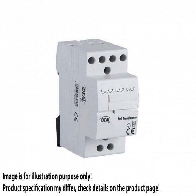 KANLUX 23260 | Kanlux sínre szerelhető csengő transzformátor DIN35 modul, 8V/12V/24V világosszürke