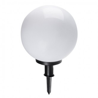 KANLUX 23512 | Idava Kanlux leszúrható lámpa gömb villásdugó - kapcsoló nélkül elforgatható alkatrészek 1x E27 IP44 fekete, fehér