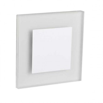 KANLUX 26841 | Kanlux-Apus Kanlux beépíthető lámpa négyzet 75x75mm 1x LED 15lm 6500K fehér, átlátszó