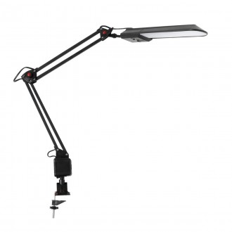 KANLUX 27602 | Heron Kanlux satus lámpa kapcsoló elforgatható alkatrészek, vezetékkel, villásdugóval elátott 1x LED 430lm 4000K fekete