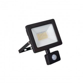 KANLUX 31188 | Grun Kanlux fényvető lámpa téglalap mozgásérzékelő elforgatható alkatrészek 1x LED 2340lm 4000K IP44 fekete