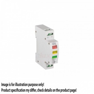 KANLUX 32893 | Kanlux kontroll lámpa LED DIN35 modul, RGY piros, zöld, sárga