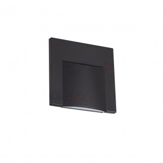 KANLUX 33332 | Erinus Kanlux beépíthető lámpa négyzet 75x75mm 1x LED 15lm 3000K fekete