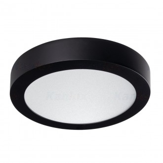 KANLUX 33539 | Carsa Kanlux fali, mennyezeti LED panel kerek 1x LED 990lm 3000K fekete