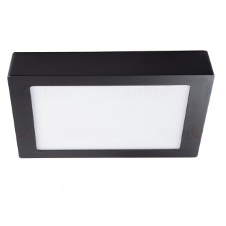 KANLUX 33555 | Kanti Kanlux fali, mennyezeti LED panel négyzet 1x LED 990lm 3000K fekete
