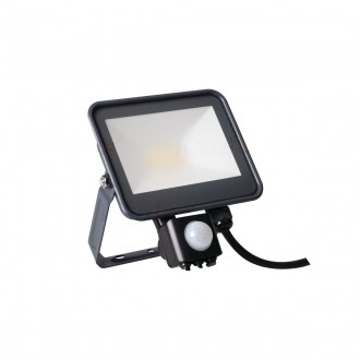 KANLUX 33886 | IQ-LED-FL Kanlux fényvető lámpa téglalap mozgásérzékelő elforgatható alkatrészek 1x LED 2300lm 4000K IP44 fekete