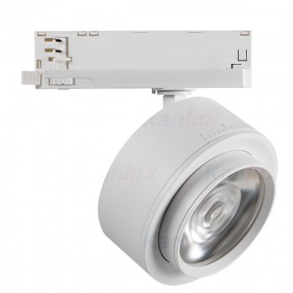 KANLUX 35658 | Tear Kanlux rendszerelem lámpa elforgatható alkatrészek 1x LED 4000lm 3000K fehér