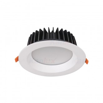 KANLUX 35670 | Tiberi-Pro Kanlux beépíthető - mélysugárzó lámpa - true colors kerek Ø140mm 1x LED 2100lm 4000K IP44/20 fehér