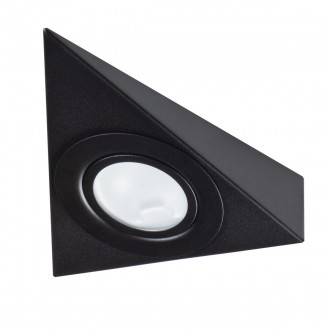KANLUX 36630 | Zepo Kanlux pultmegvilágító lámpa háromszög 1x G4 fekete