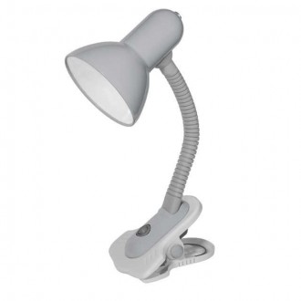 KANLUX 7150 | Suzi Kanlux csiptetős lámpa kapcsoló flexibilis 1x E27 ezüst