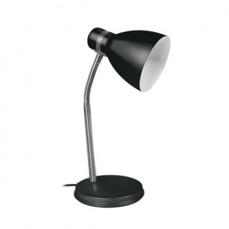 KANLUX 7561 | Zara2 Kanlux asztali lámpa kapcsoló flexibilis 1x E14 fekete