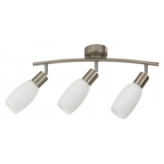 LAMPEX 289/3 | Almeda Lampex spot lámpa elforgatható alkatrészek 3x E14 bronz, opál